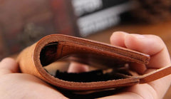 Genuine Leather Mens Cool Key Wallet Car Key Change Coin Card Holder Car Key Case for Men - imessengerbags