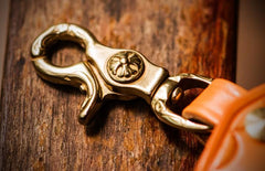 Handmade Leather Tooled Mens Cool Car Key Wallet Car Key Holder Car KeyChain for Men - imessengerbags