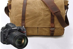 Mens Canvas Side Bag Canvas Messenger Bag Courier Bag Shoulder Bag for Men - imessengerbags
