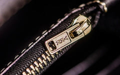 Handmade Leather Men Tooled Tiger Cool Leather Wallet Long Phone Clutch Wallets for Men - imessengerbags