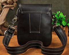 Cool Mens Leather Side Bag Belt Pouch Holster Belt Case Waist Pouch for Men