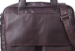 GENUINE LEATHER MENS COOL MESSENGER BAG BRIEFCASE WORK BAG BUSINESS BAG FOR MEN