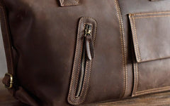 Genuine Leather Mens Cool Messenger Bag Handbag Briefcase Work Bag Business Bag for men