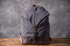 Canvas Mens Cool Backpack Bag Sling Bag Large Travel Bag Hiking Bag for Men - imessengerbags