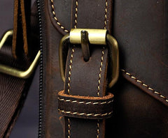 Mens Leather Small Side Bag COURIER BAGs Waist Pouch Holster Belt Case Belt Pouch for Men - imessengerbags