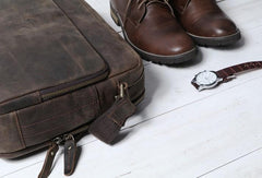Cool Leather Vintage Mens Messenger Bags Small Shoulder Bags for Men