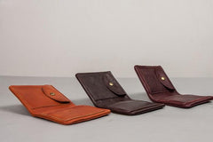 Cool Leather Men Small Wallet Bifold Small Wallet for Men - imessengerbags