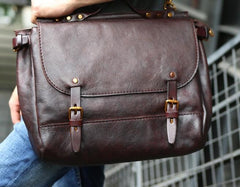 Cool Leather Mens Briefcase Messenger Bag Handbag Shoulder Bag for men