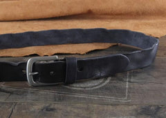 Genuine Leather Punk Rock Biker Trucker Mens Belt Men Black Coffee Belt for Men