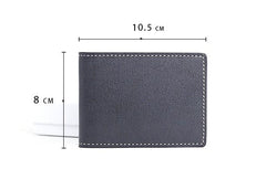 Leather Mens Slim license Wallet Card Wallets Slim Wallet Front Pocket Wallet for Men - imessengerbags