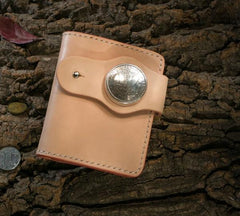 Handmade Leather billfold Mens Chain Biker Wallet Cool Leather Wallet With Chain Wallets for Men