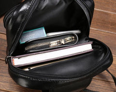Cool Leather Mens Sling Bag Sling Shoulder Bag Sling Backpacks Chest Bag for men - imessengerbags
