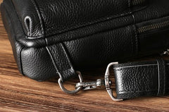 Genuine Leather Mens Cool Chest Bag Sling Bag Crossbody Bag Travel Bag Hiking Bag for men - imessengerbags