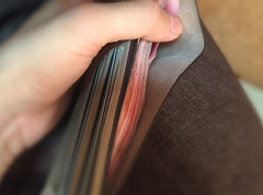 Handmade Leather Mens Cool billfold Leather Wallet Men Slim Wallet Bifold for Men - imessengerbags