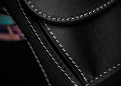 Handmade Leather Boa Skin Tooled Mens billfold Wallet Cool Slim Wallet Biker Wallet for Men - imessengerbags