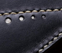 Handmade Leather Mens Chain Biker Wallet Cool Leather Wallet Long Phone Wallets for Men - imessengerbags