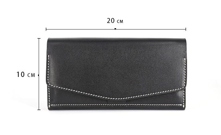 Cool Handmade Mens Leather Long Wallet Envelope Long Bifold Wallet for Men - imessengerbags