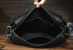 Cool Mens Leather Messenger Bag Crossbody Bag Travel Messenger Bags For Men