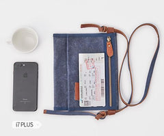 Mens Canvas Slim Cool Messenger Bag Side Bag Canvas Shoulder Bag for Men