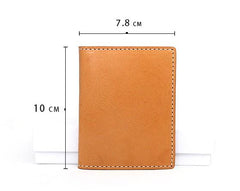 Leather Mens Card Wallets Small Wallet Slim Wallet Front Pocket Wallet for Men - imessengerbags