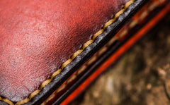 Handmade Leather Men Tooled Cool Leather Wallet Long Phone Wallets for Men - imessengerbags