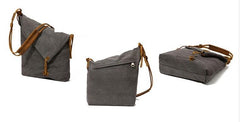 Mens Canvas Rustic Courier Bag Side Bag Messenger Bag Camera Shoulder Bag for Men