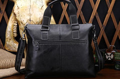 Vintage Leather Mens Briefcase Business Briefcase Cool Work Briefcase For Men - imessengerbags