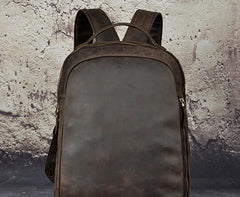 Cool Leather Mens Backpack Vintage Travel Backpack Satchel Backpack for men