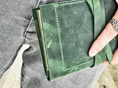 Cool Leather Mens Bifold Long Travel Wallet Leather Long Passport Wallet for Men - imessengerbags