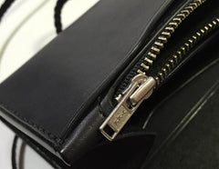 Handmade Leather Mens Clutch Wallet Cool Wallet Long Wallets Biker Chain Wallet for Men - imessengerbags