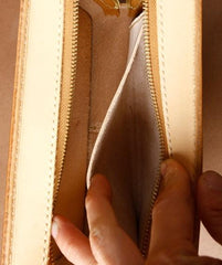 Handmade Small Leather Mens Messenger Bag BOX Shoulder Bag for Men - imessengerbags