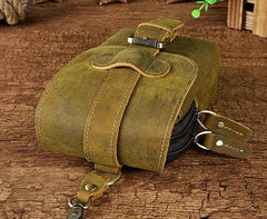 Small Mens Leather Belt Pouch Holsters Belt Case Cell Phone Waist Pouch for Men