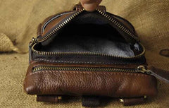 Vintage Leather Belt Pouches for Men Waist Bag BELT BAGs Shoulder Bags For Men