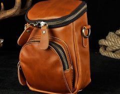 Leather Mens Cell Phone Holster Belt Pouch Mens Side Bag Shoulder Bag for Men