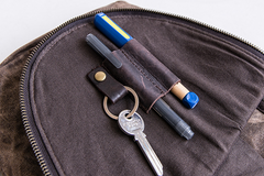 Canvas Leather Mens Cool Chest Bag Sling Bag Crossbody Bag Travel Bag Hiking Bag for men - imessengerbags