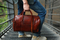 Vintage Leather Cool Mens Handbag Shoulder Bag Travel Bag for men