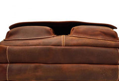 Vintage Cool Leather Briefcase Handbag Business Briefecases Shoulder Bag for men