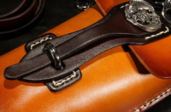 Leather Belt Pouch Mens Small Cases Waist Bag Hip Pack Belt Bag Fanny Pack Bumbag for Men - imessengerbags