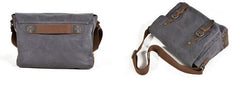 Mens Canvas Camera Messenger Bag Camera Side Bag Camera Shoulder Bag for Men