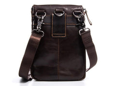 Cool Mens Leather Mens Belt Pouch Waist Bag Shoulder Bag Cell Phone Holster for Men