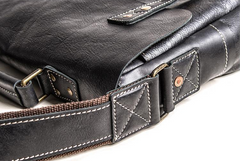 Genuine Leather Mens Cool Messenger Bag iPad Bag Chest Bag Bike Bag Cycling Bag for men - imessengerbags