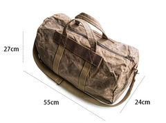 Canvas Mens Cool Weekender Bag Travel Bag Duffle Bags Overnight Bag Holdall Bag for men