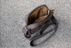 Canvas Leather Mens Cool Messenger Bag Sling Bag Chest Bag Bike Bag Cycling Bag for men - imessengerbags