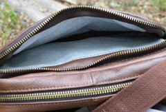 Genuine Leather Mens Small Messenger Bag Cool Crossbody Bags for men