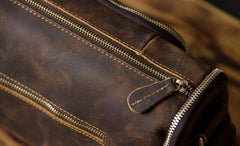 Handmade Leather Mens Cool Shoulder Bag Messenger Bag Chest Bag Bike Bag Cycling Bag for men - imessengerbags