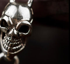 Brass Silver biker trucker Skulls Keychain wallet Chain for chain wallets biker wallet trucker wallet
