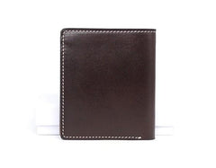 Cool Leather Mens Small Wallets Front Pocket Wallet Slim Wallet for Men - imessengerbags