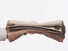 Mens Canvas Gray Cool Courier bag Messenger Bag Canvas Side Bag for Men - imessengerbags