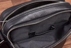 Cool Leather Mens Small Messenger Bag Cool Crossbody Bags for men