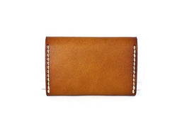 Leather Mens Card Wallet Front Pocket Wallets Small Slim Wallets Change Wallet for Men - imessengerbags